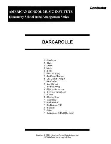 Barcarolle - Full Band