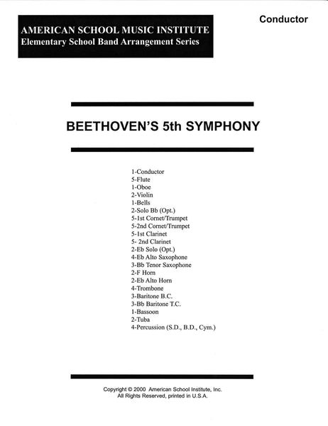 Beethoven's 5th Symphony - Full Band