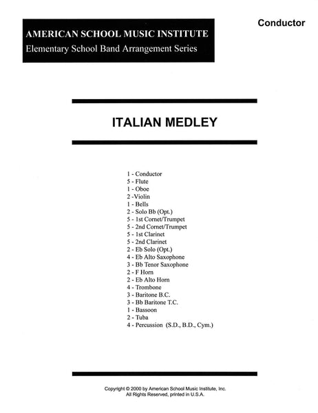 Italian Medley - Full Band