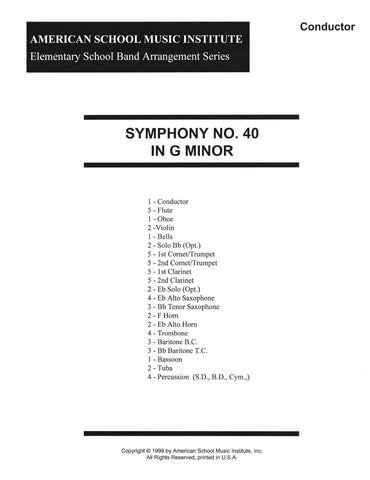 Symphony No. 40 in G Minor - Mozart - Full Band