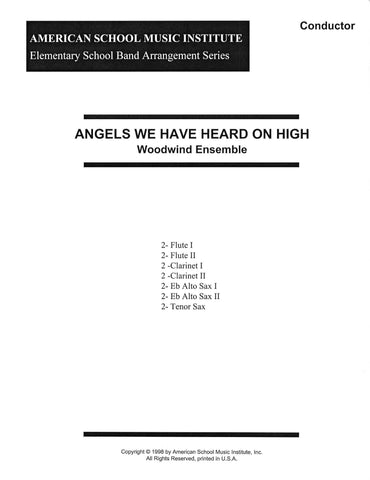 Angels We Have Heard On High - Woodwind Ensemble
