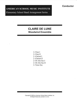 Claire De Lune - Woodwind Ensemble