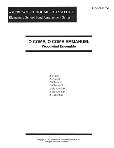 O Come, O Come Emmanuel  - Woodwind Ensemble