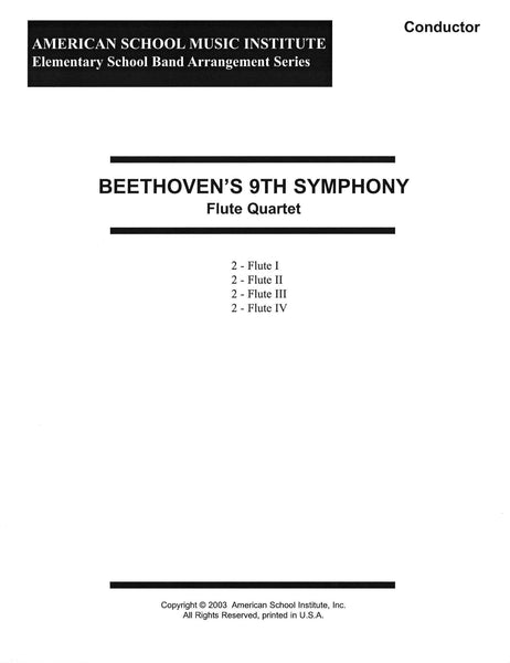 Beethoven's 9th Symphony - Flute Ensemble