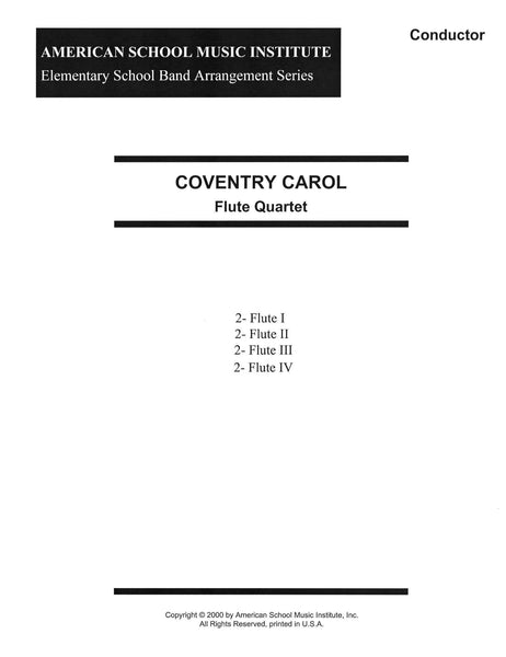 Coventry Carol - Flute Ensemble