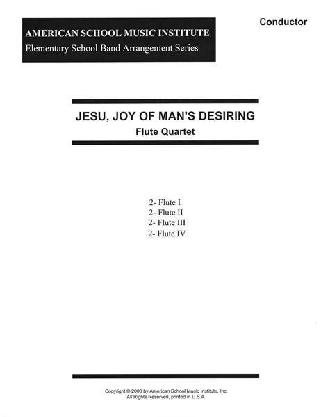 Jesu, Joy Of Man's Desiring - Flute Ensemble