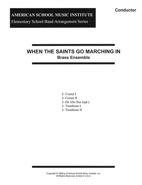 When The Saints Go Marching In - Brass Ensemble